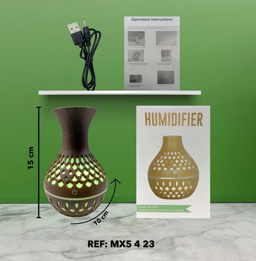 HUMIDIFICADOR DE JARRA MADERA CON FIG